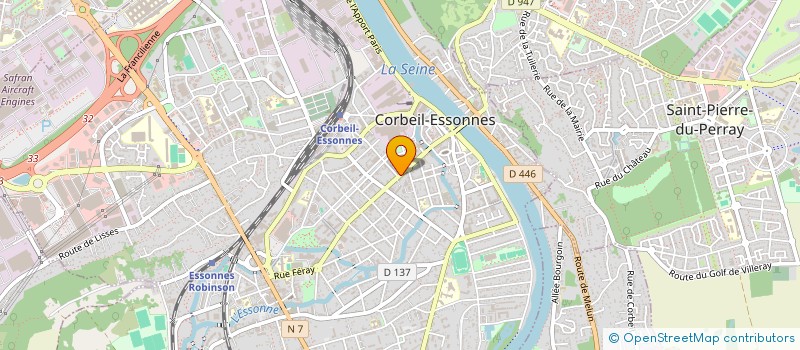 localisation de l'entreprise SCI 2S à CORBEIL-ESSONNES