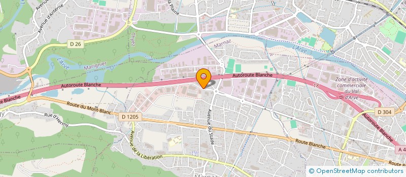 localisation de l'entreprise SCI 2S  MARNAZ