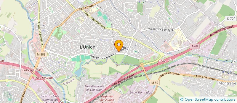 localisation de l'entreprise SCI 2S à L'UNION