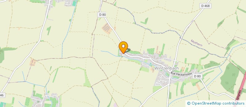 localisation de l'entreprise SCI 2S  WINTZENBACH