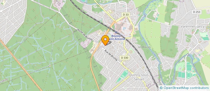 localisation de l'entreprise SCI 2S  QUINCY-SOUS-SENART