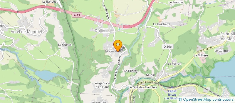 localisation de l'entreprise SCI 2S L'EPINE  DULLIN