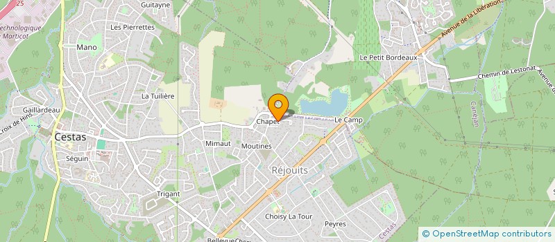 localisation de l'entreprise SCI 2S LOU JUN  CESTAS