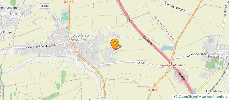 localisation de l'entreprise SCI 2SBI  SAINT-BONNET-PRES-RIOM