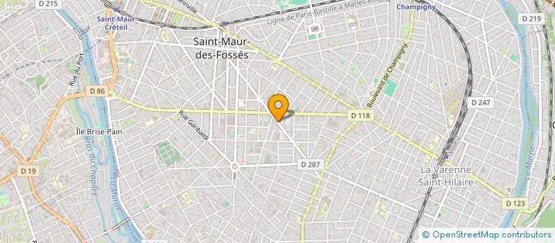 localisation de l'entreprise SCI 2SDH à SAINT-MAUR-DES-FOSSES