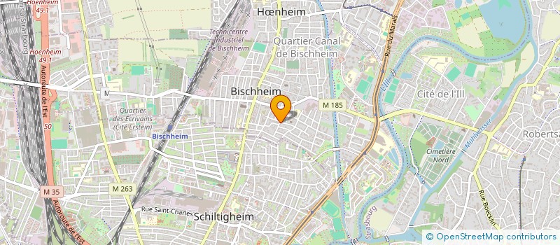 localisation de l'entreprise SCI 2SI  BISCHHEIM