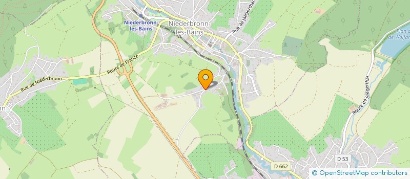 localisation de l'entreprise SCI 2SK  GUNDERSHOFFEN