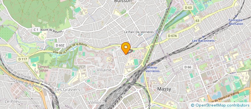 localisation de l'entreprise SCI 2STE LIGNEUL à MASSY