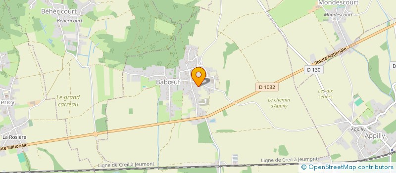 localisation de l'entreprise SCI 2STR  BABUF