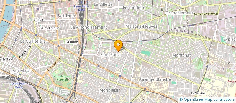 localisation de l'entreprise SCI 2SYLS  LYON