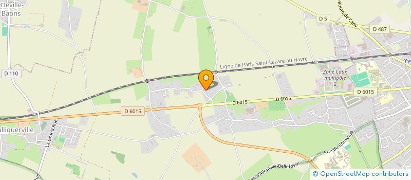 localisation de l'entreprise SCI 2T  VALLIQUERVILLE