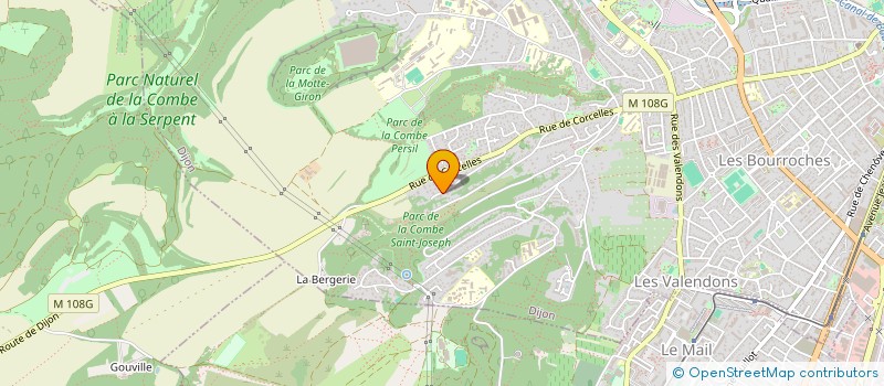 localisation de l'entreprise SCI 2T à DIJON
