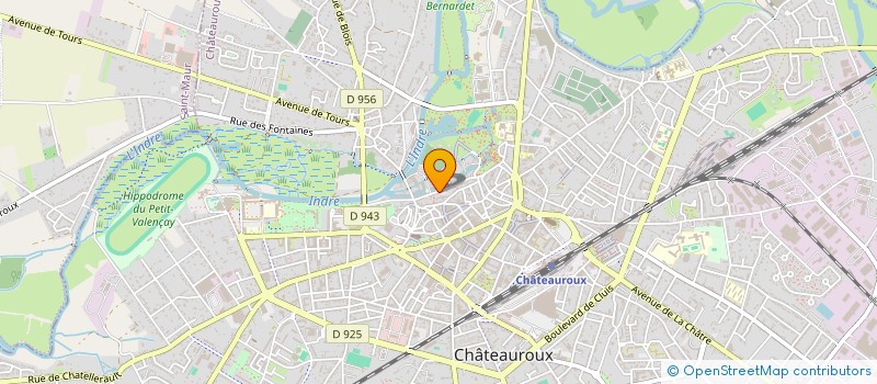 localisation de l'entreprise SCI 2T à CHATEAUROUX