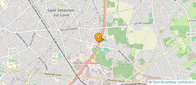 localisation de l'entreprise SCI 2T2D à SAINT-SEBASTIEN-SUR-LOIRE