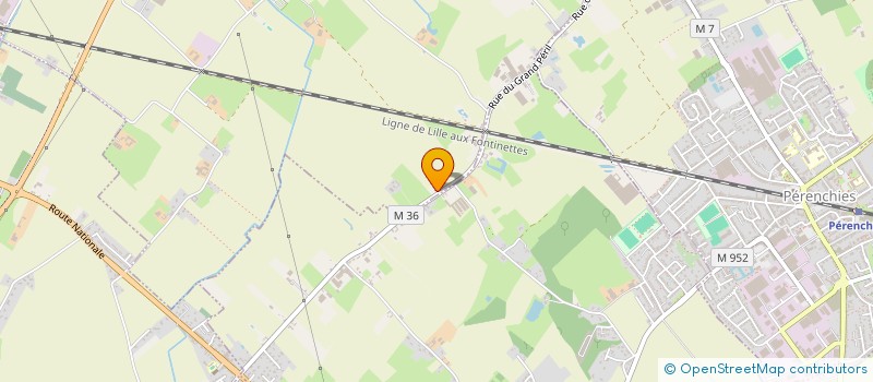 localisation de l'entreprise SCI 2T2L  HOUPLINES