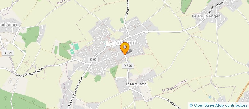 localisation de l'entreprise SCI 2TJM  OISSEL