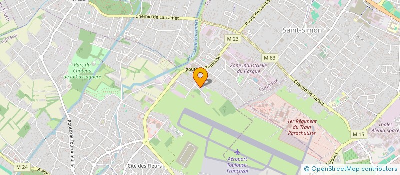 localisation de l'entreprise SCI 2TR  CUGNAUX