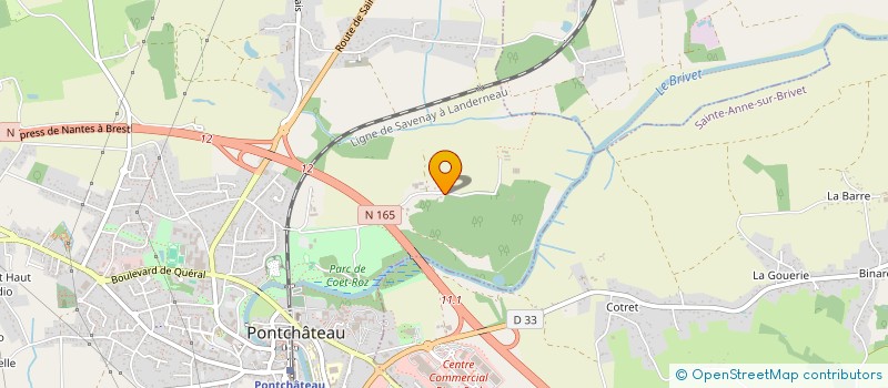 localisation de l'entreprise SCI 2V  PONTCHATEAU