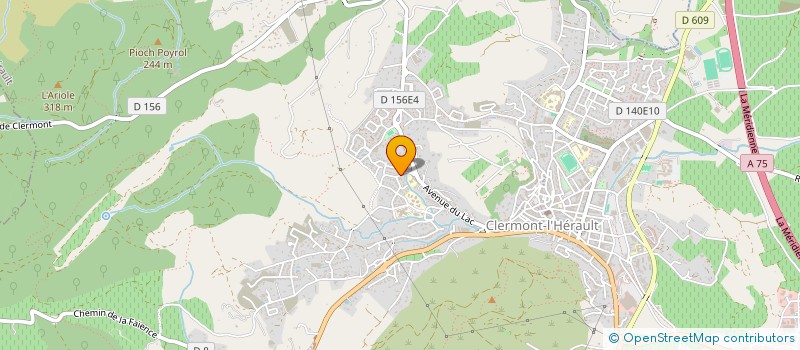 localisation de l'entreprise SCI 2V IMMO  CLERMONT-L'HERAULT