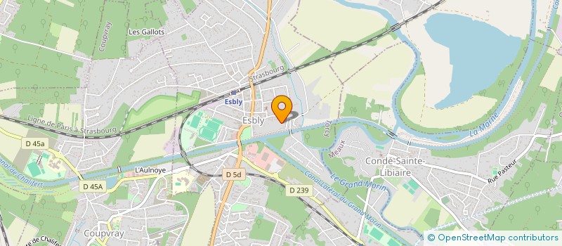 localisation de l'entreprise SCI 2V THONIC à ESBLY