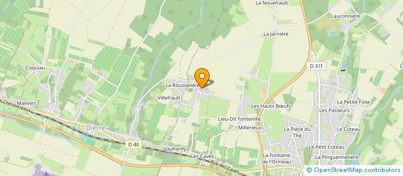 localisation de l'entreprise SCI 2V5R à LA CROIX-EN-TOURAINE