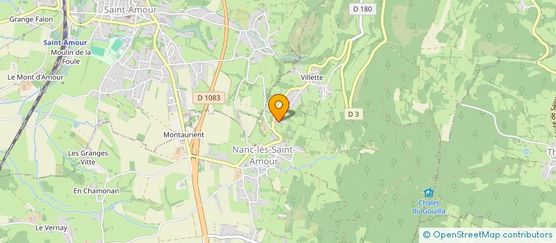 localisation de l'entreprise SCI 2VBL  LES TROIS-CHATEAUX