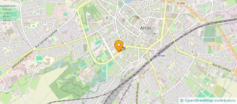 localisation de l'entreprise SCI 2VH à ARRAS