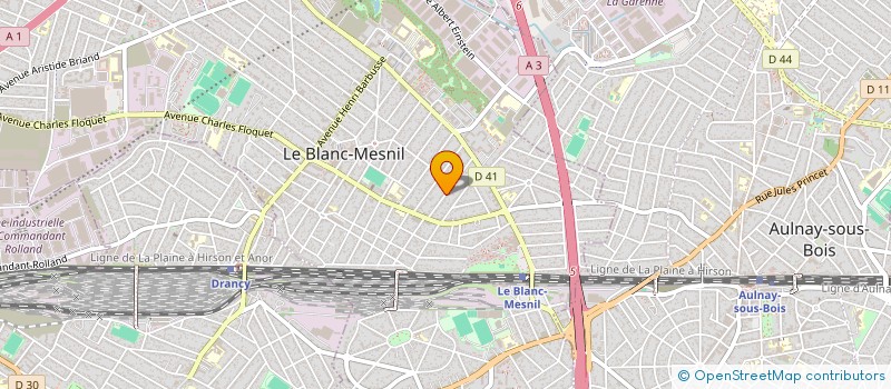 localisation de l'entreprise SCI 2YL à LE BLANC-MESNIL