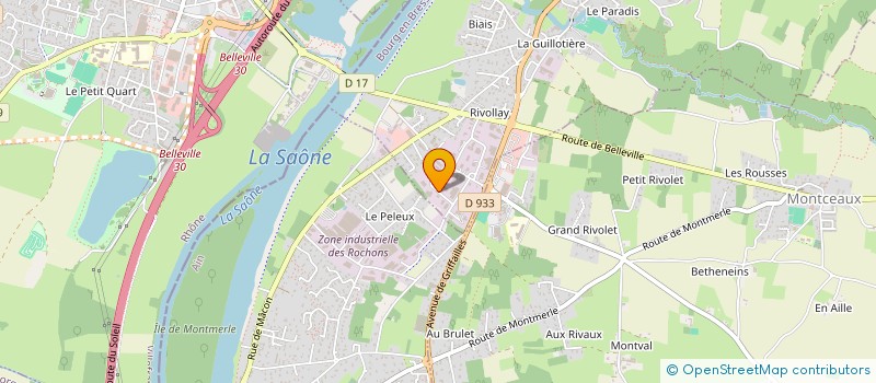 localisation de l'entreprise SCI 2YM  GUEREINS