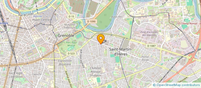 localisation de l'entreprise SCI 2Z  SAINT-MARTIN-D'HERES