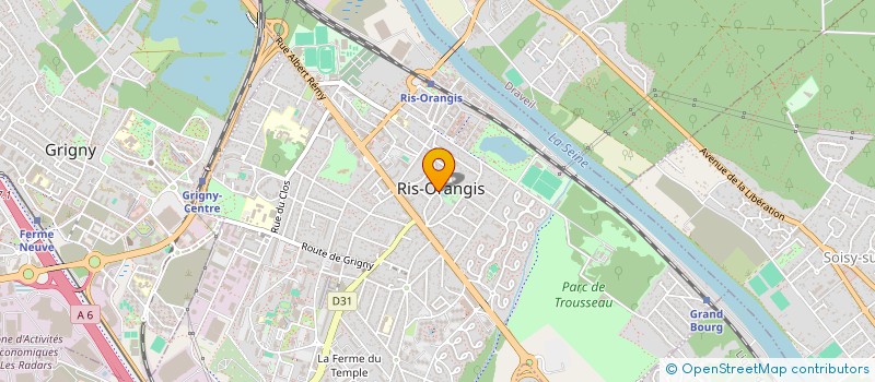 localisation de l'entreprise SCI 2Z à RIS-ORANGIS