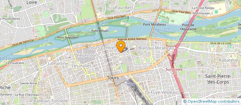localisation de l'entreprise SCI 3 14  TOURS