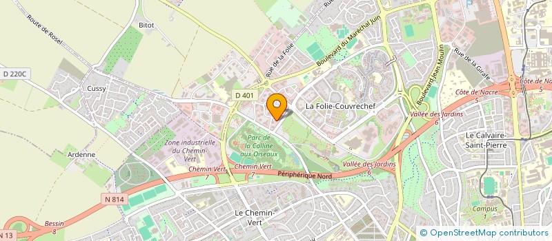 localisation de l'entreprise SCI 3 à CAEN