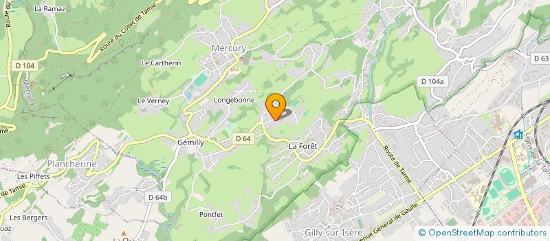 localisation de l'entreprise SCI 3 A  MERCURY