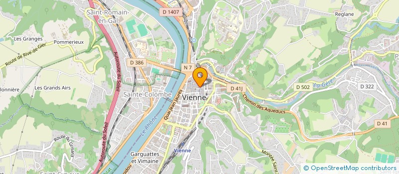 localisation de l'entreprise SCI 3 A à VIENNE