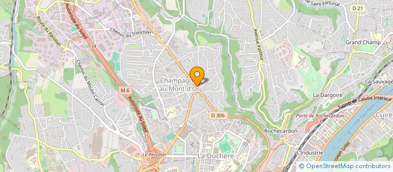 localisation de l'entreprise SCI 3 A  CHAMPAGNE-AU-MONT-D'OR