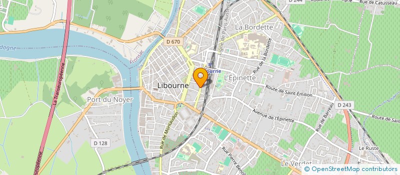 localisation de l'entreprise SCI 3 A à BOURG