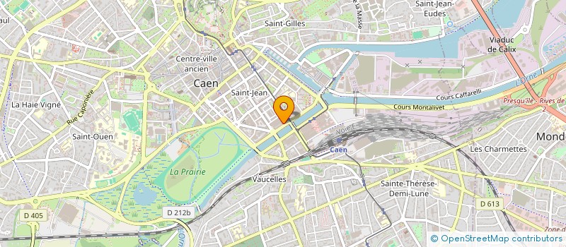 localisation de l'entreprise SCI 3 A à CAEN