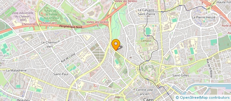 localisation de l'entreprise SCI 3 A à CAEN