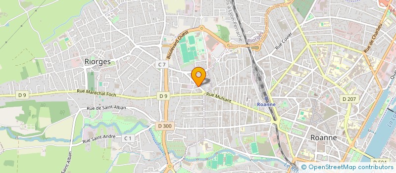 localisation de l'entreprise SCI 3 A à RIORGES