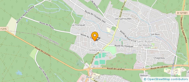 localisation de l'entreprise SCI 3 A  SAINT-AUBIN-DE-MEDOC