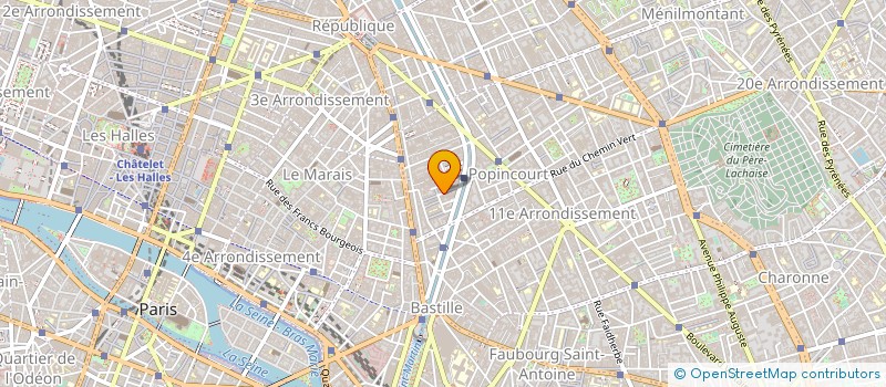 localisation de l'entreprise SCI 3 ALLEE VERTE  PARIS