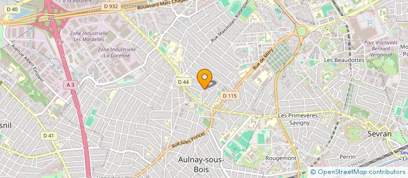 localisation de l'entreprise SCI 3 ARY à AULNAY-SOUS-BOIS
