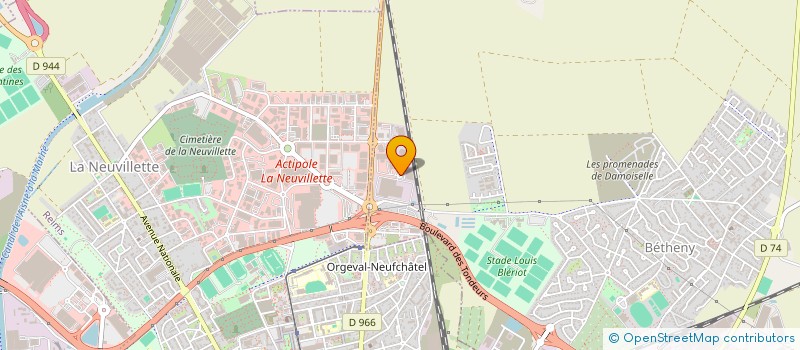 localisation de l'entreprise SCI 3 AS  BETHENY