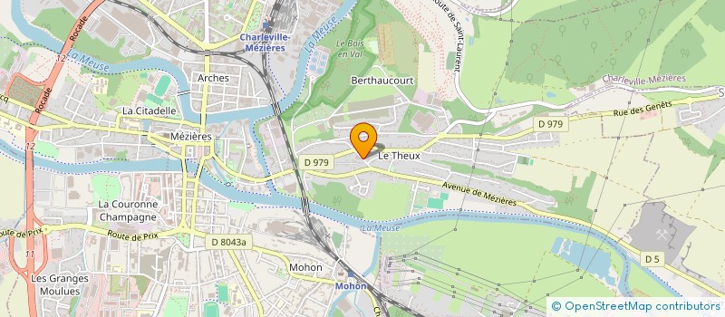 localisation de l'entreprise SCI 3 AS  CHARLEVILLE-MEZIERES