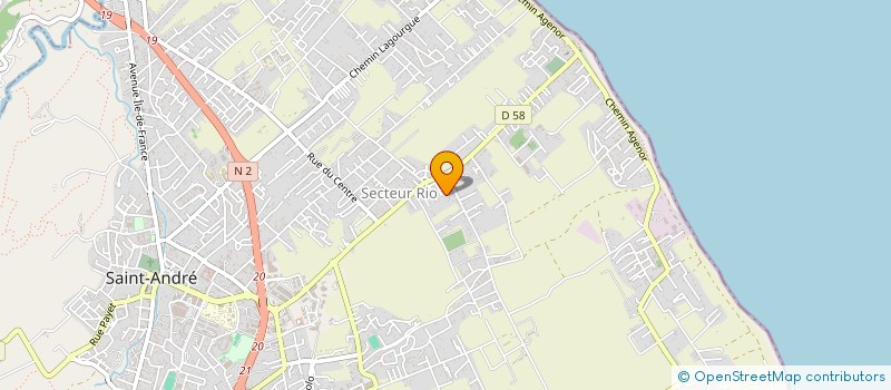 localisation de l'entreprise SCI 3 AS MOURAMAN  SAINT-ANDRE