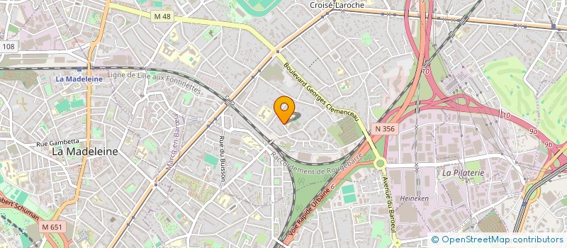 localisation de l'entreprise SCI 3 AV LOUISE à MARCQ-EN-BARŒUL