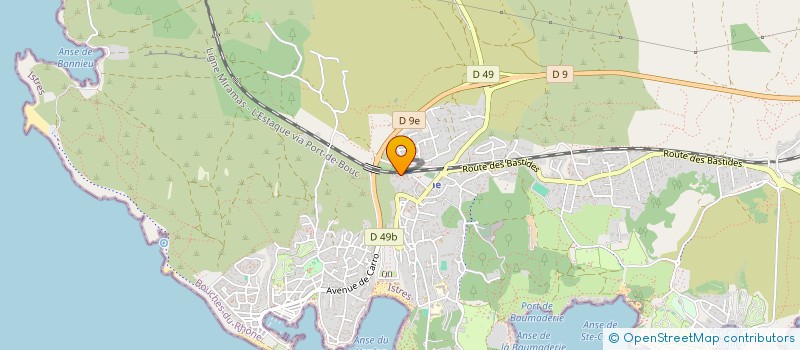 localisation de l'entreprise SCI 3 AVENUE DES VIGNONS  MARTIGUES