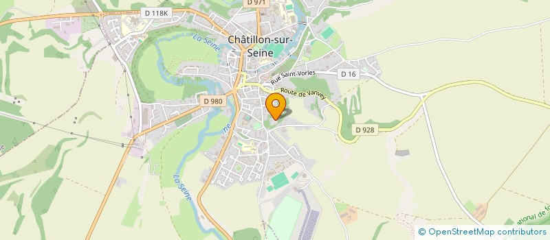 localisation de l'entreprise SCI 3 B  CHATILLON-SUR-SEINE