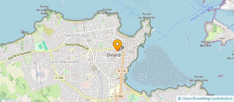localisation de l'entreprise SCI 3 B  DINARD